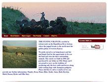 Tablet Screenshot of flyingsranch.com